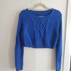 Express cropped sweater.